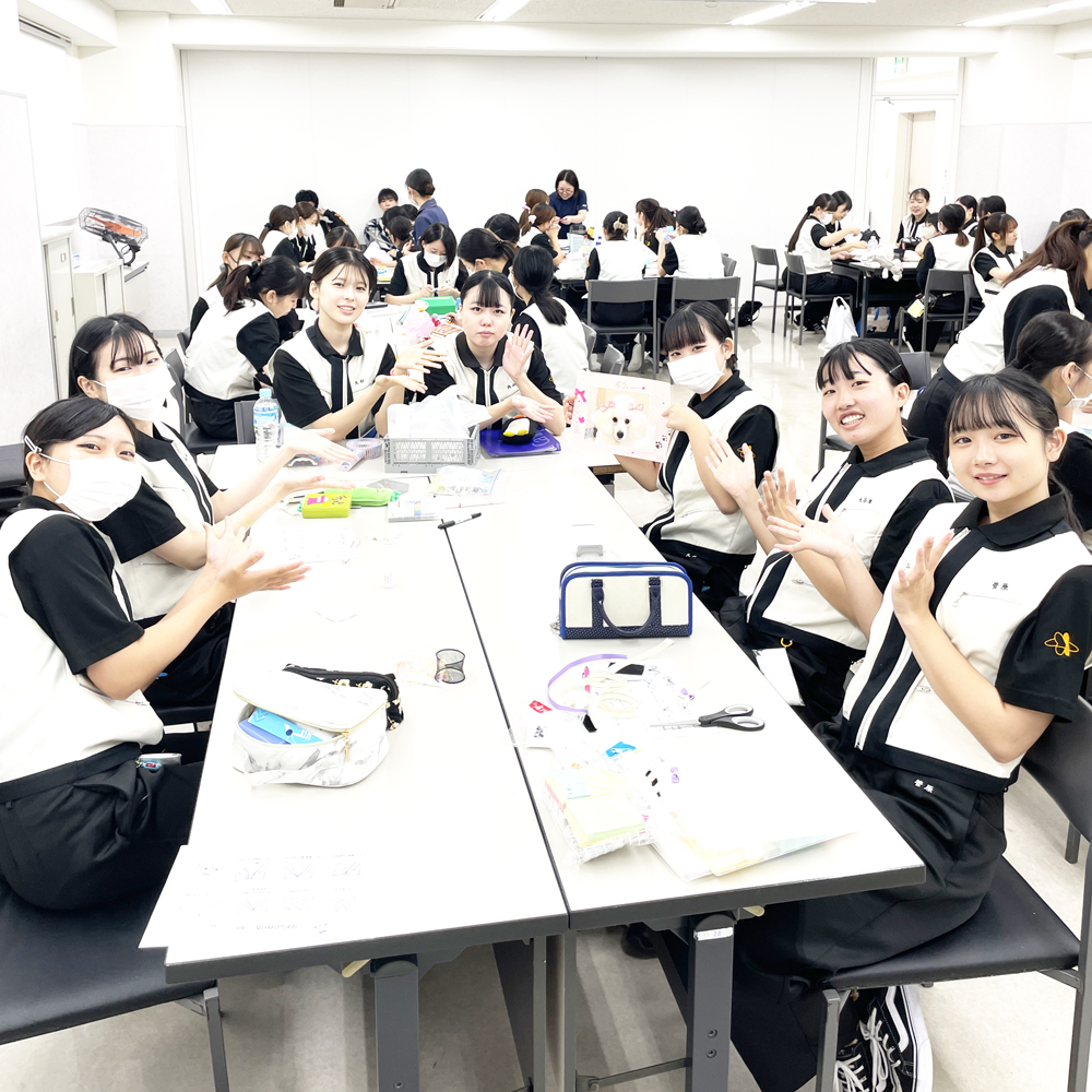 1年生の手作りリボン♪